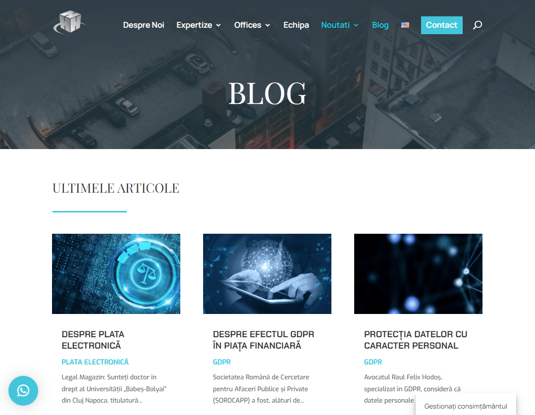 Pagina de blog