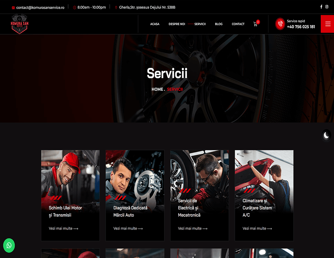 Pagina servicii