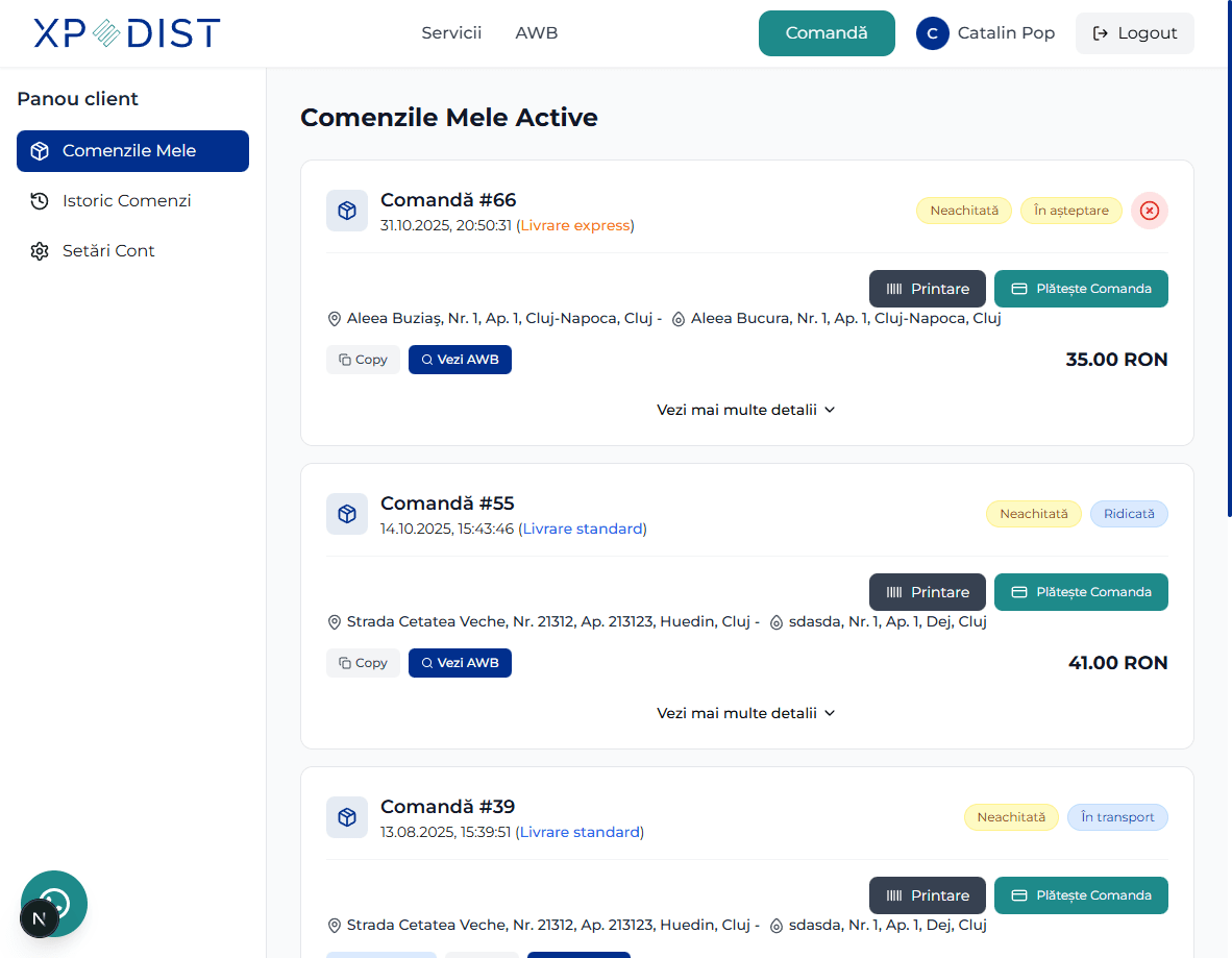 Dashboard Client